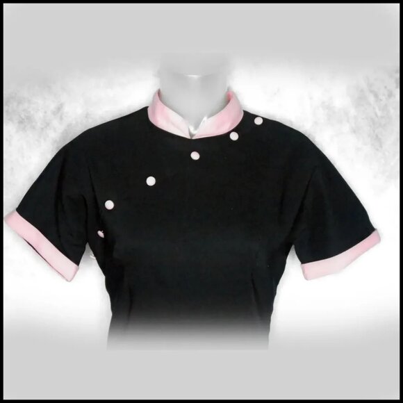 50s Style Dress Fit Flare Volup Full Skirt Rockabilly 90s Vintage - Picture 2 of 14